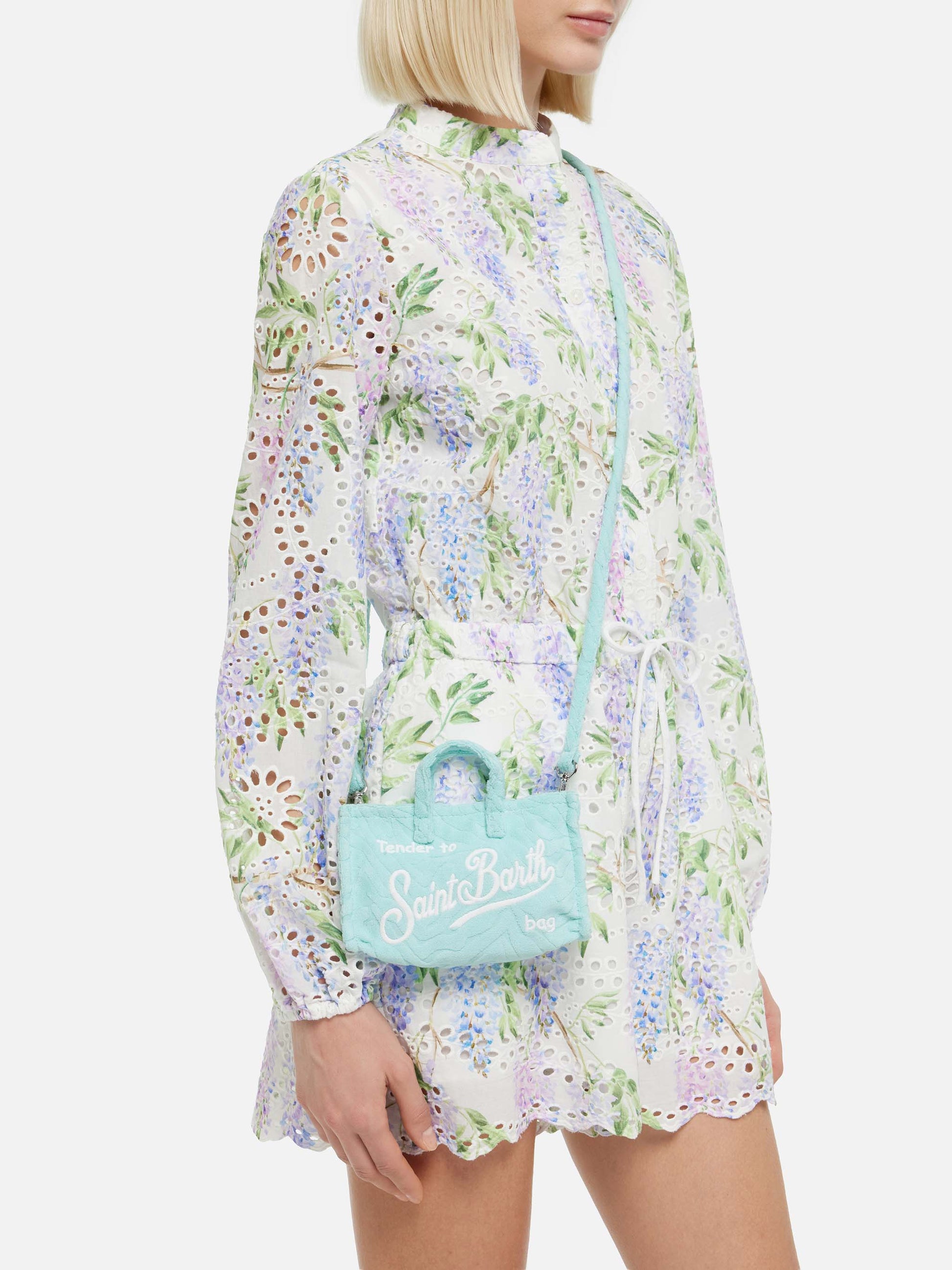 Zebra terry embossed Phone Bag - MC2 Saint Barth