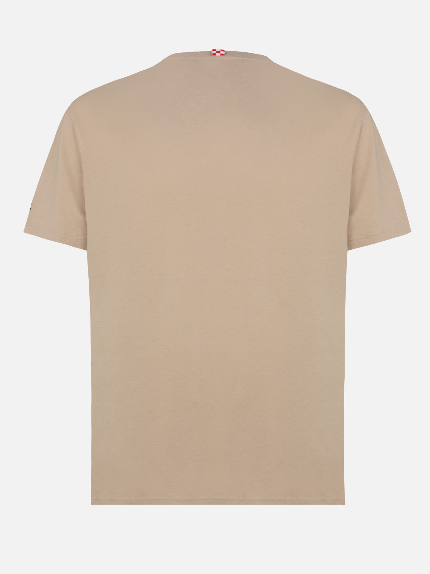 Classic fit cotton jersey t-shirt Portofino with Nine to Wine embroidery