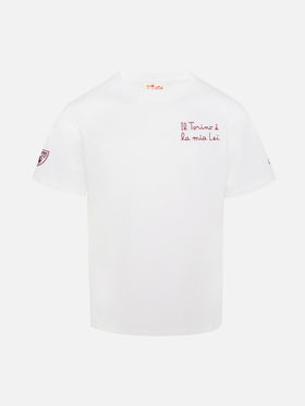 Boy cotton jersey t-shirt Portofino Jr with Il Torino è la mia Lei embroidery | TORINO FC SPECIAL EDITION