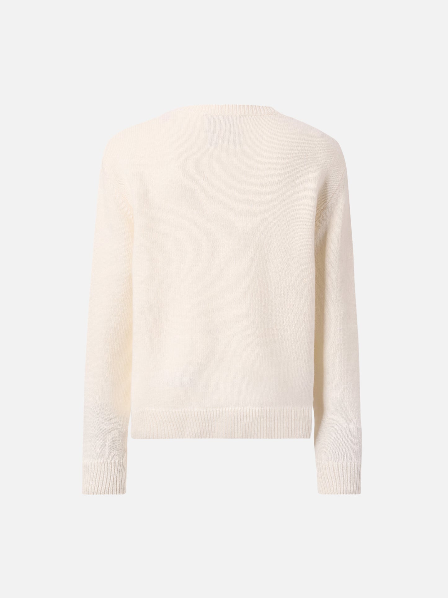 Princess cashmere-blend sweater with Vacanze di Natale lurex jacquard | VACANZE DI NATALE