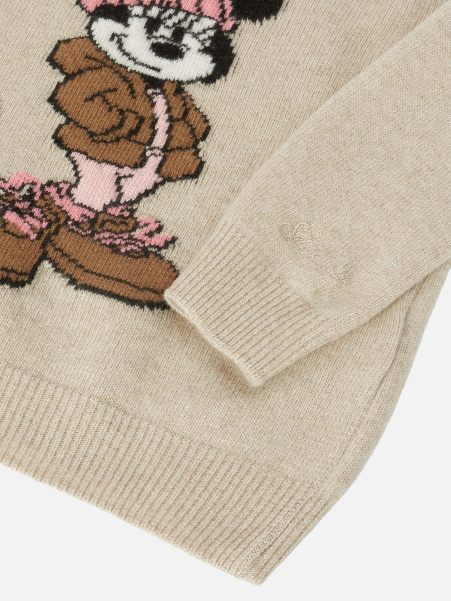 Maglione in misto cashmere Princess con jacquard Minnie | DISNEY SPECIAL EDITION