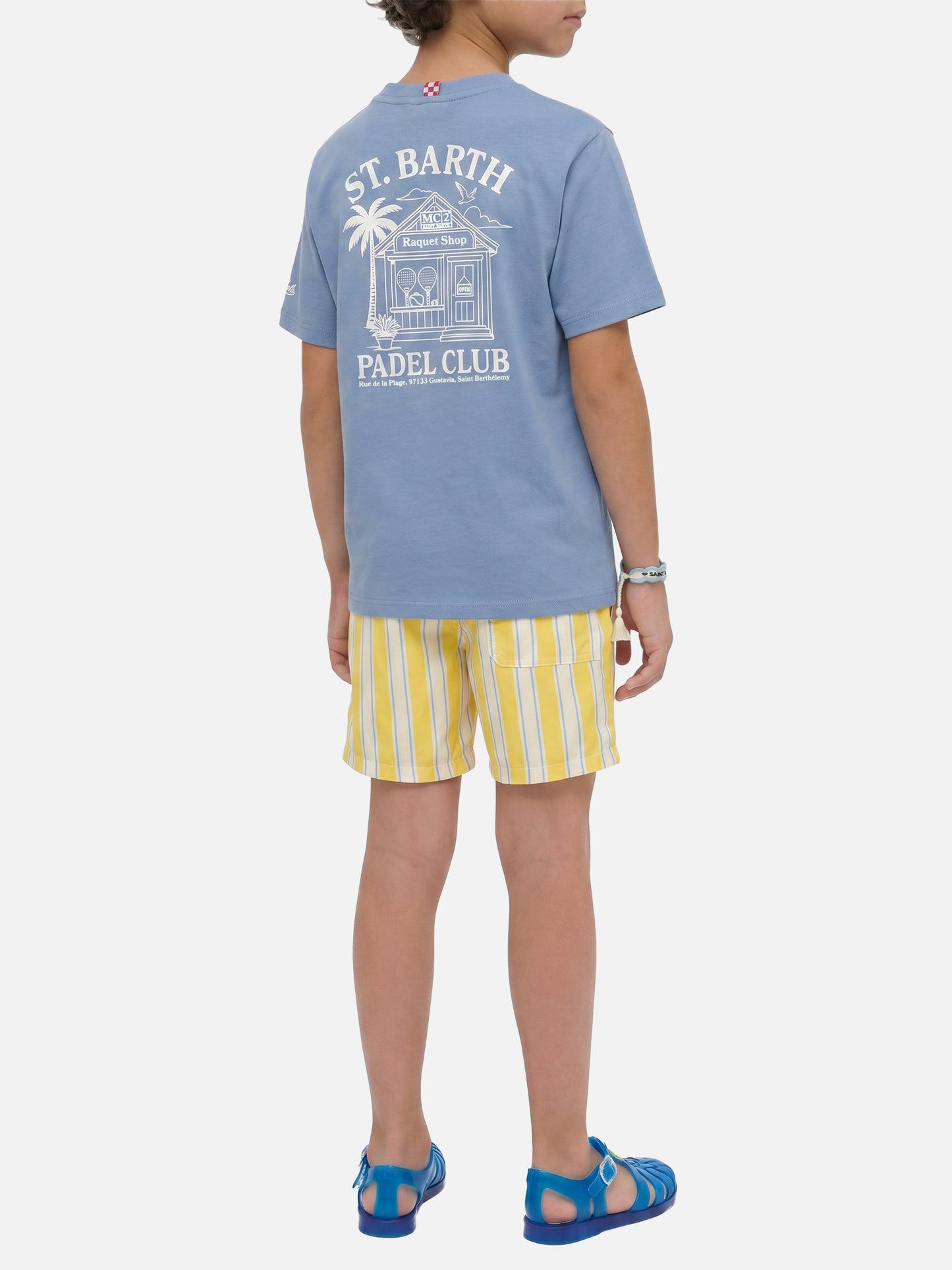 Portland Jr t-shirt with Padel Club maxi print on the back