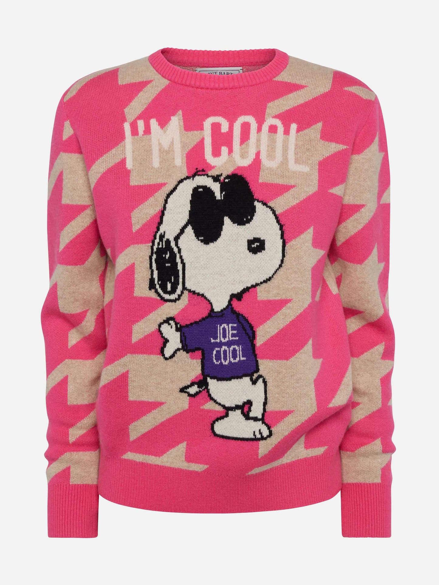 Maglione pied de poule New Queen con jacquard Snoopy | PEANUTS SPECIAL EDITION