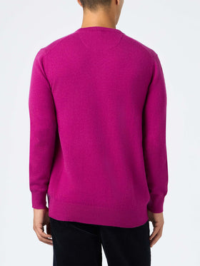 Man peony cashmere blend crewneck sweater Regent - MC2 Saint Barth