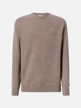 Regent 100% LAMBSWOOL sweater in nut brown