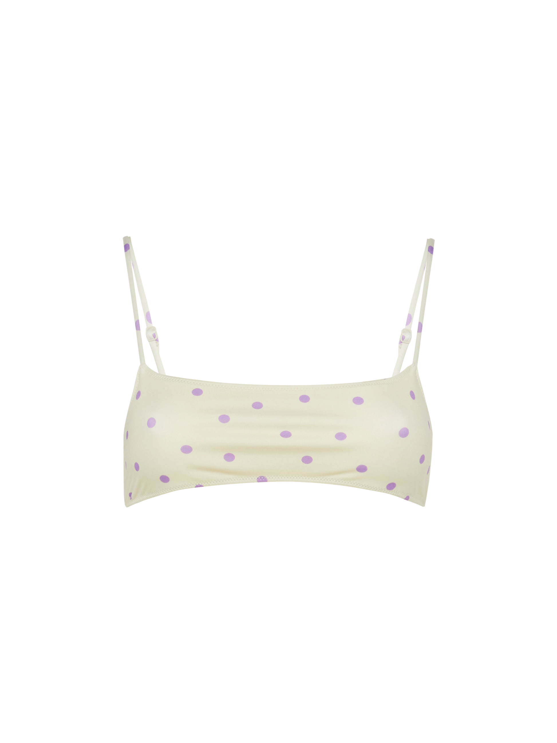 Sadie bralette top with polka dots print - MC2 Saint Barth