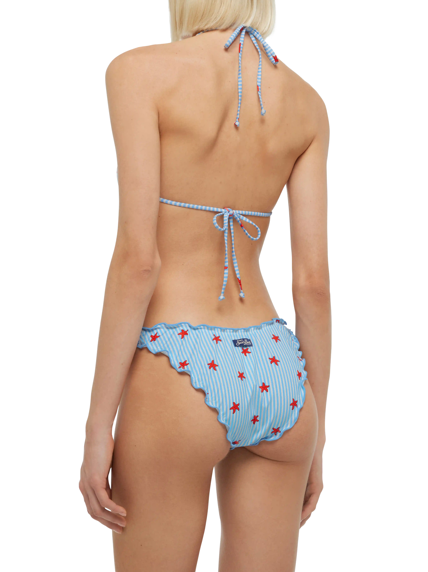 Sarius bikini triangolo classico con stampa stelle marine