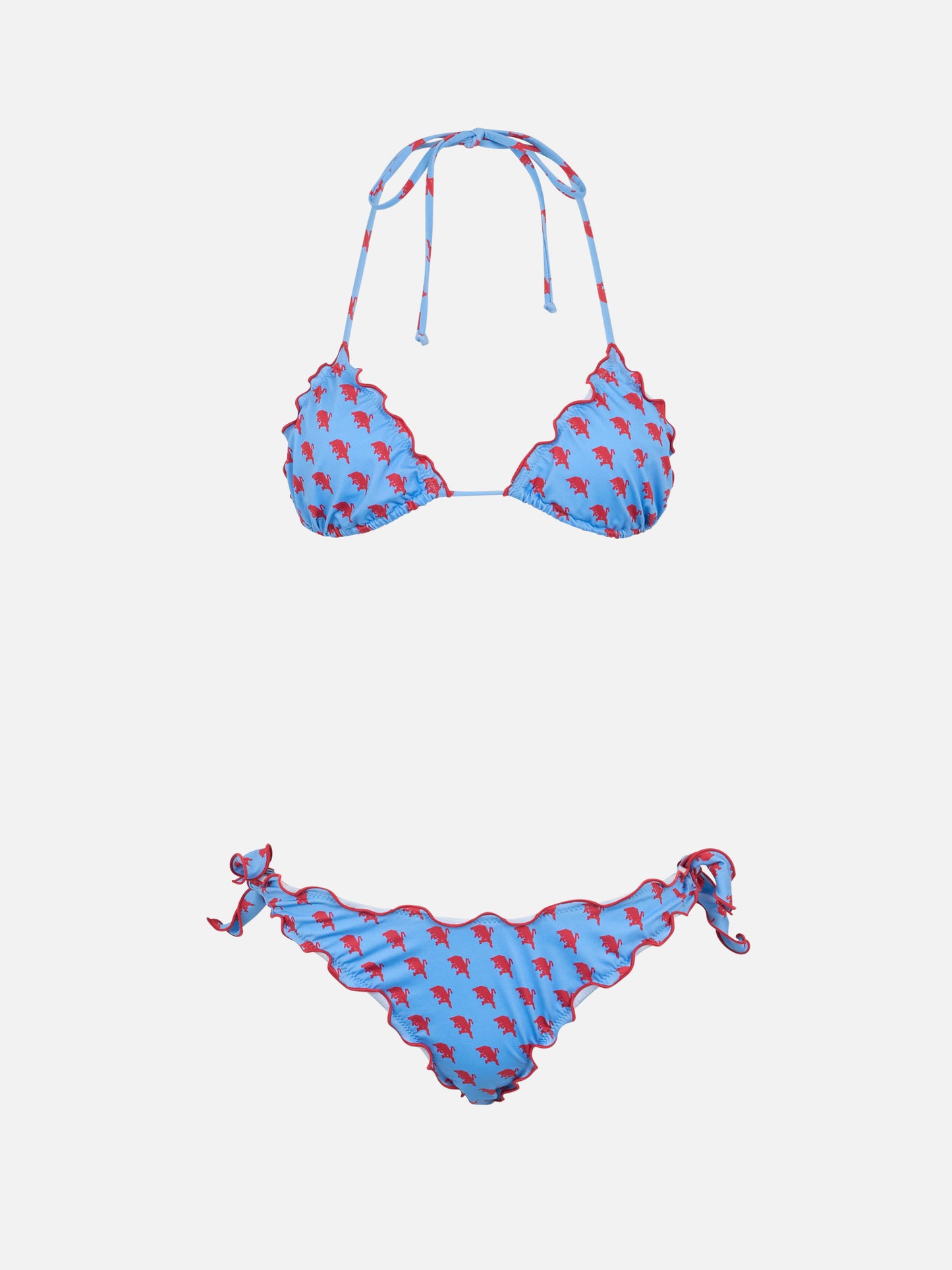 Klassischer Triangel-Bikini Sarius mit Torino-Print für Damen | TORINO FC SONDEREDITION