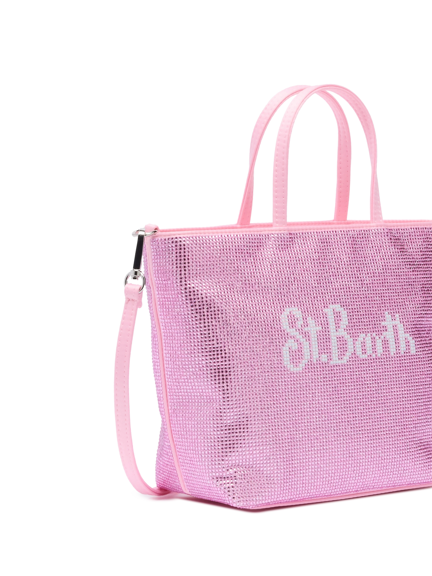 Strass Mini Bag with pink rhinestones - MC2 Saint Barth