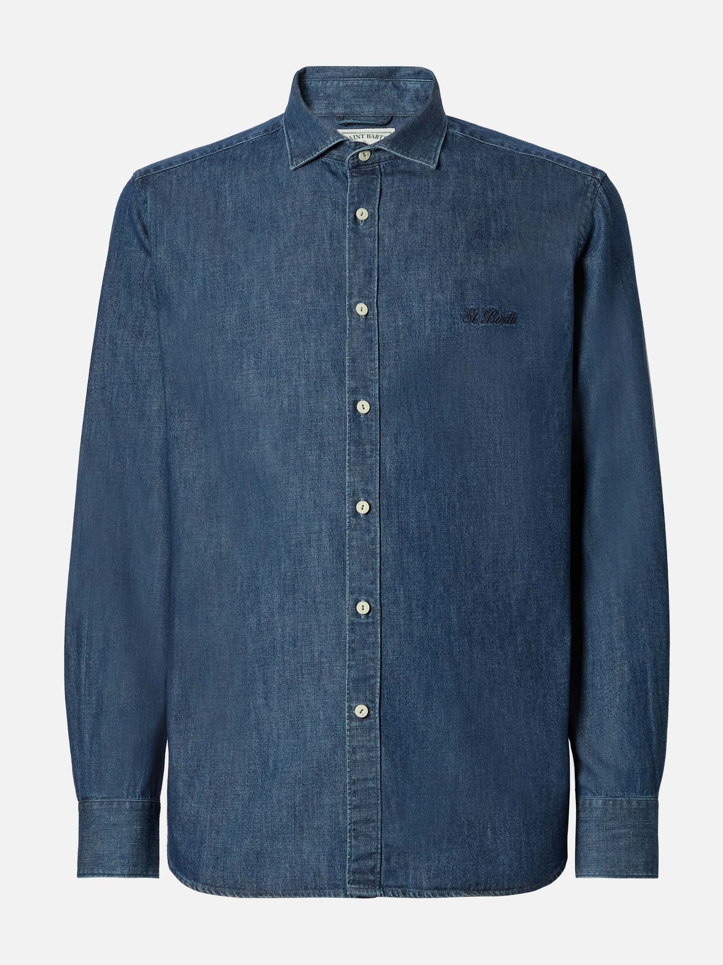 Seefeld Jeanshemd mit klassischem Kragen