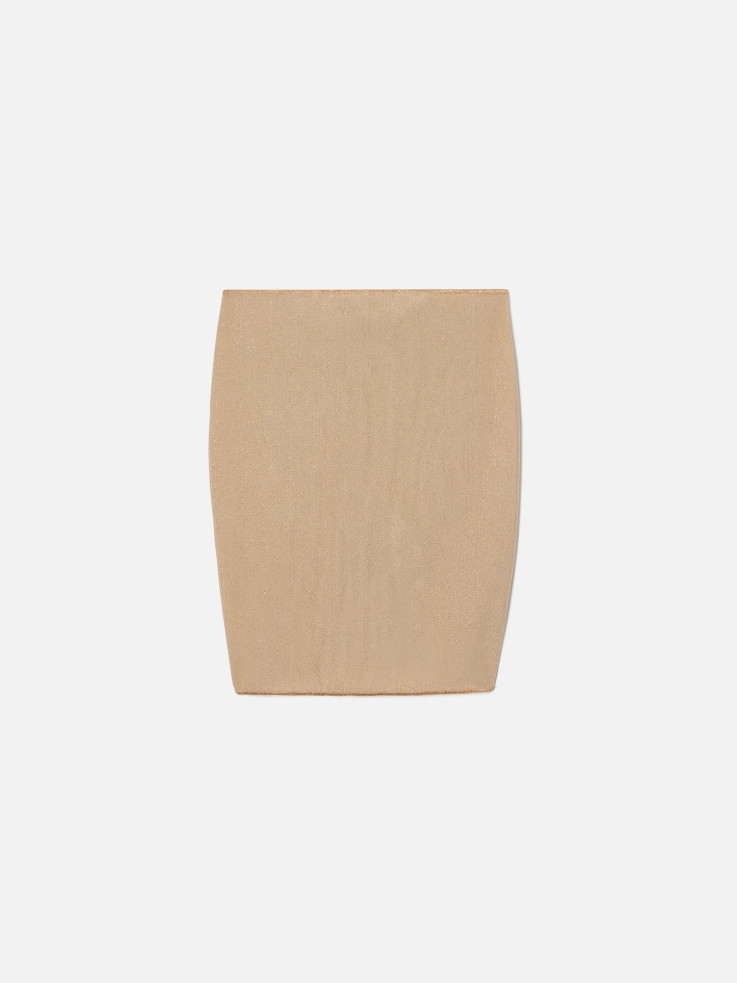 Sery Jr kurzer Pareo aus goldfarbenem Lurex-Viskosestrick