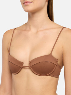 Salina – Braunes Bügel-Bralette