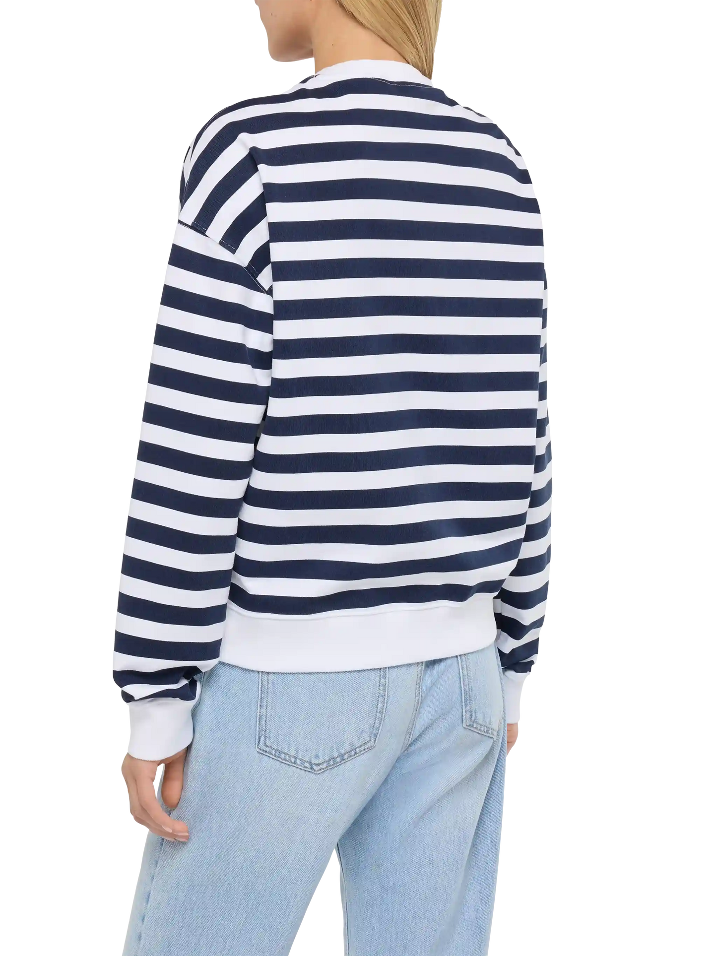 Stardust light cotton sweatshirt with St. Barth beach club embroidery - MC2 Saint Barth