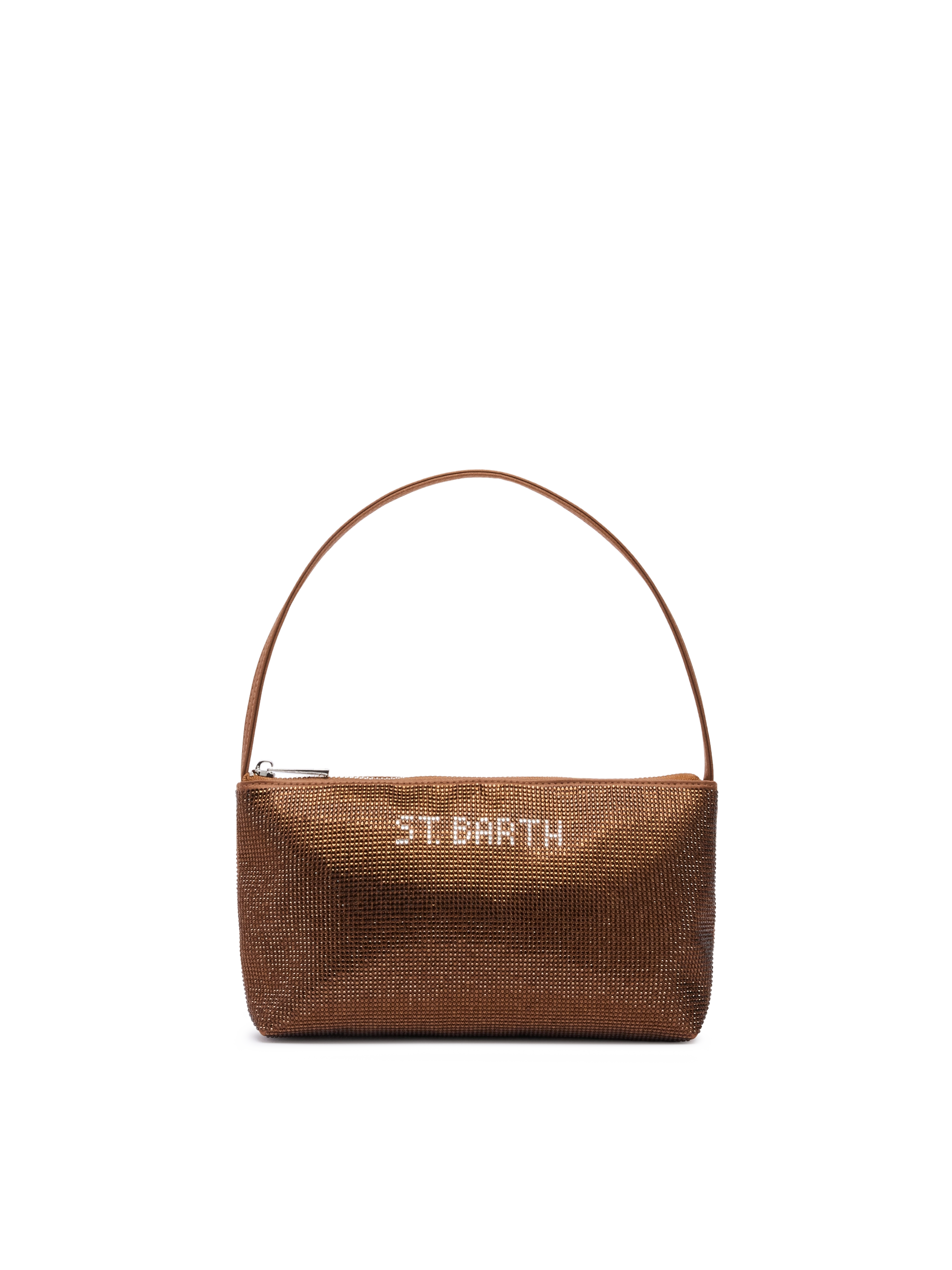 Mini bag Strassy with brown rhinestones - MC2 Saint Barth