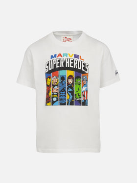 Boy cotton t-shirt with Marvel super heroes print | MARVEL SPECIAL EDITION - MC2 Saint Barth