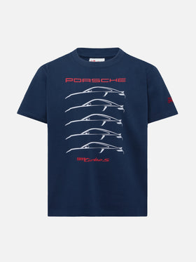 Baumwoll-T-Shirt mit Porsche 911S Turbo-Aufdruck|PORSCHE SPECIAL EDITION