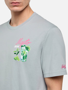 Cotton T-shirt with mojito print - MC2 Saint Barth