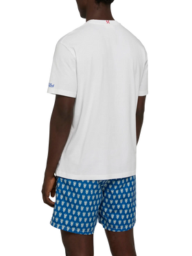 Cotton T-shirt with Gintleman print - MC2 Saint Barth