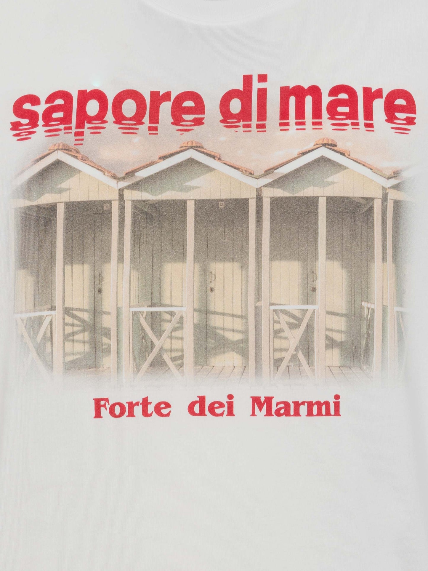 Cotton T-shirt with Forte dei Marmi 83 print |SAPORE DI MARE SPECIAL EDITION - MC2 Saint Barth