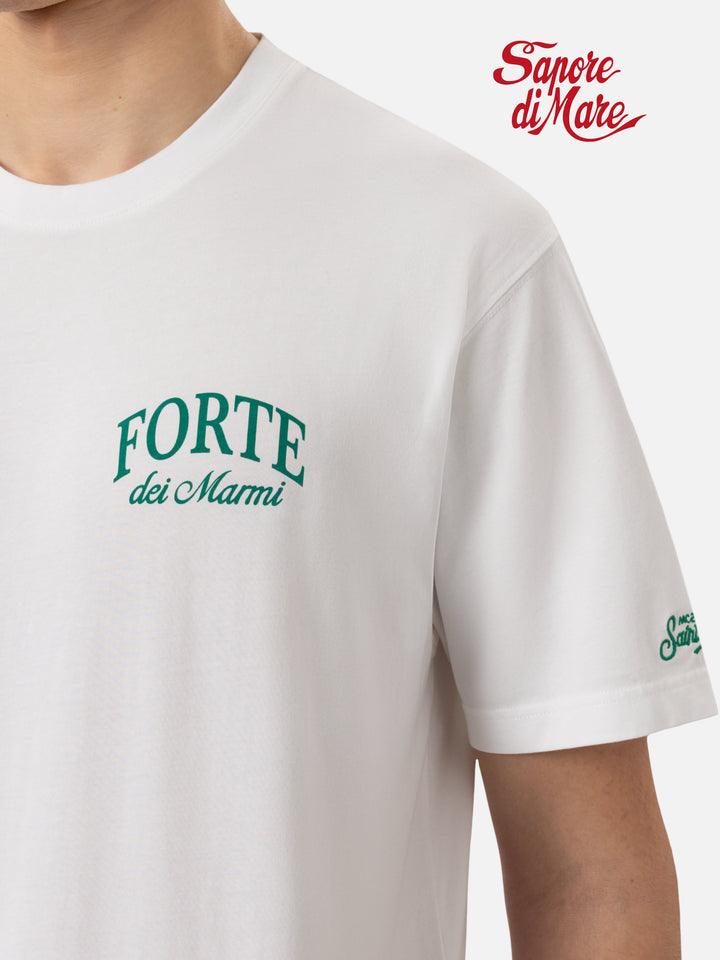 Cotton T-shirt with Forte dei Marmi print |SAPORE DI MARE SPECIAL EDITION