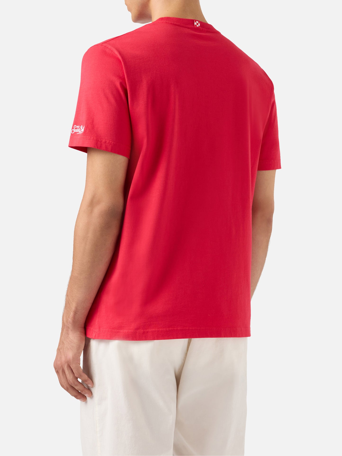 Cotton T-shirt with Ducati Meccanica logo print | DUCATI MOTORS® SPECIAL EDITION