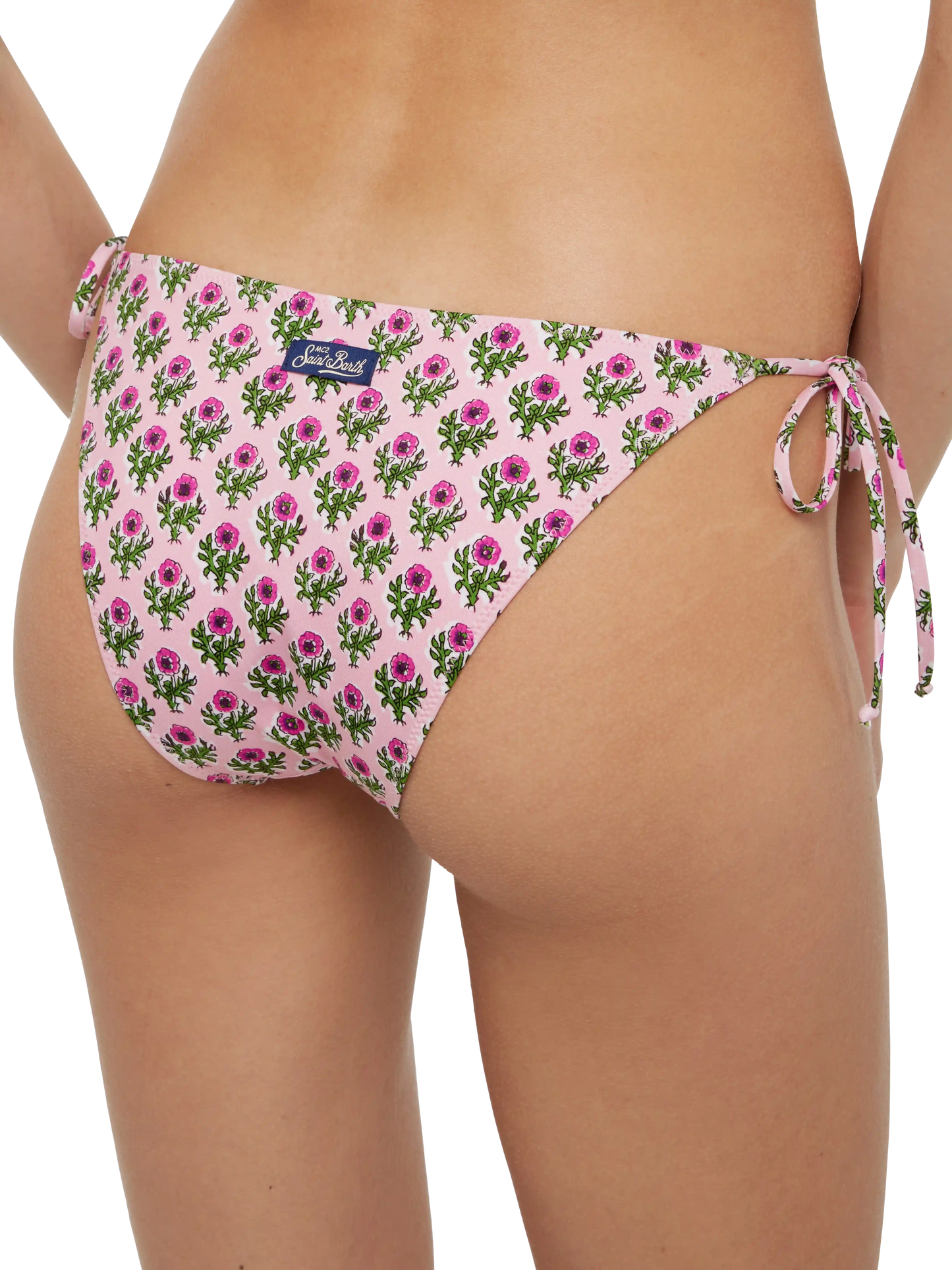 Virgo classic swim briefs with floral print - MC2 Saint Barth