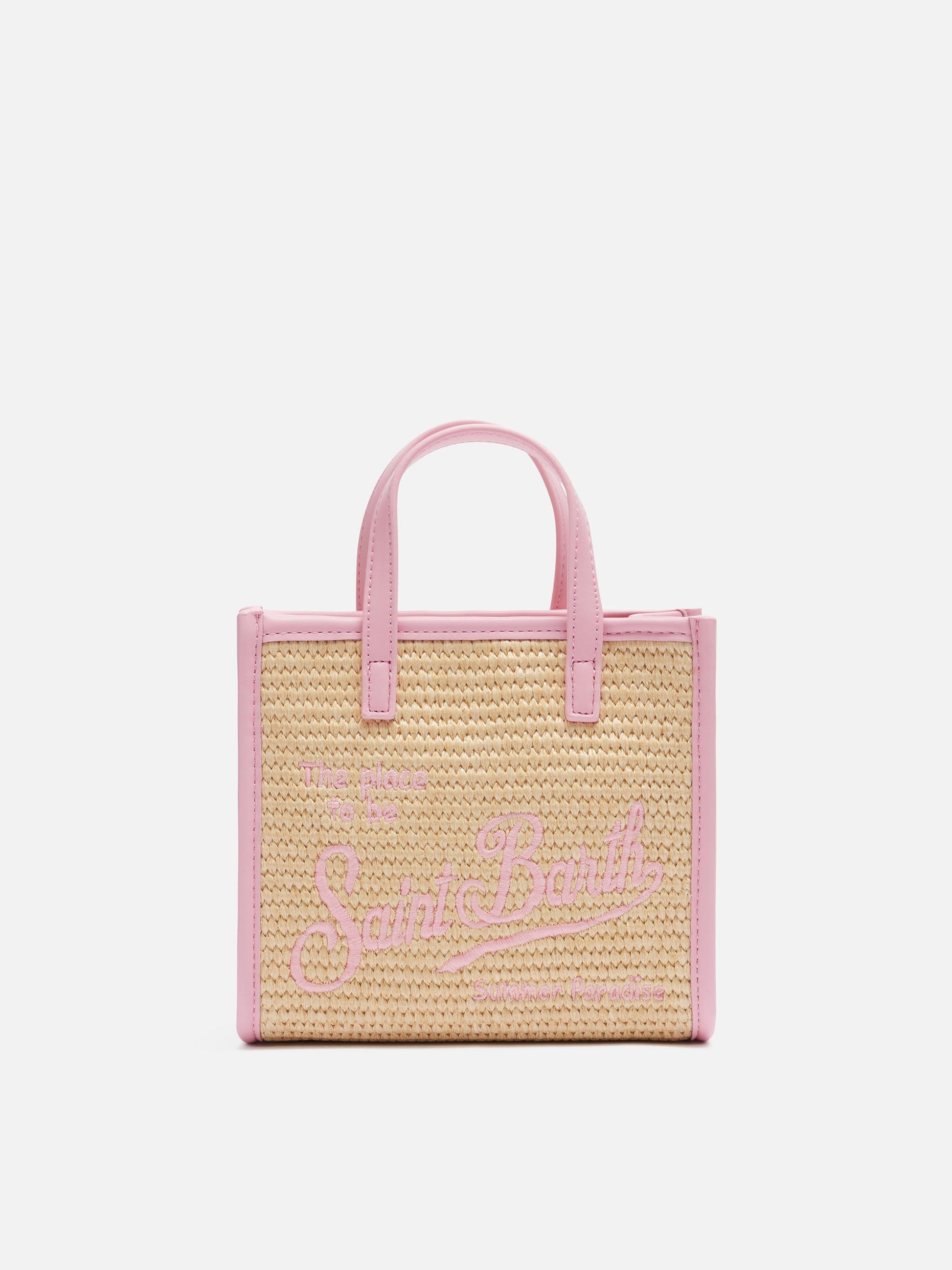 Beige Vivian Mini Straw handbag - MC2 Saint Barth