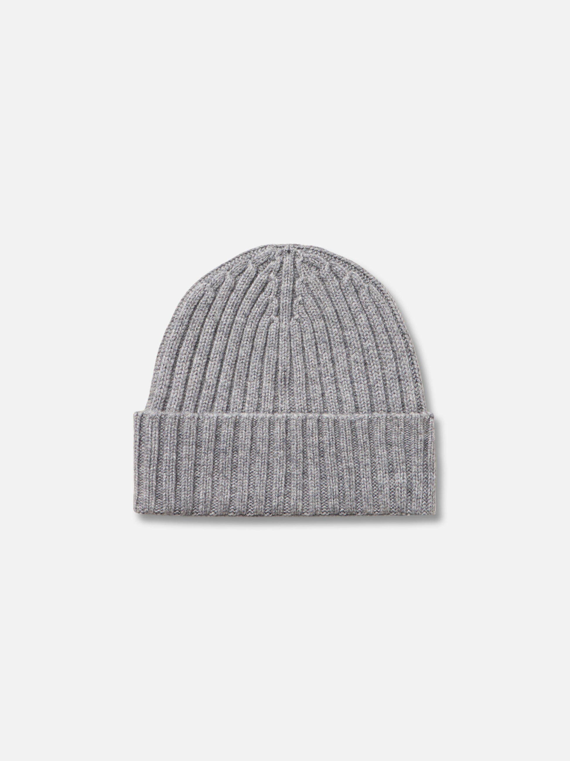 Man mélange grey pure cashmere hat Wengen - MC2 Saint Barth