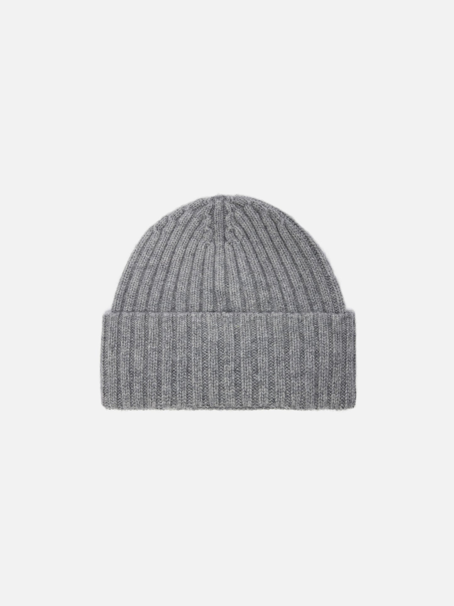 Wengen beanie in cashmere blend in grey with St. Barth embroidery