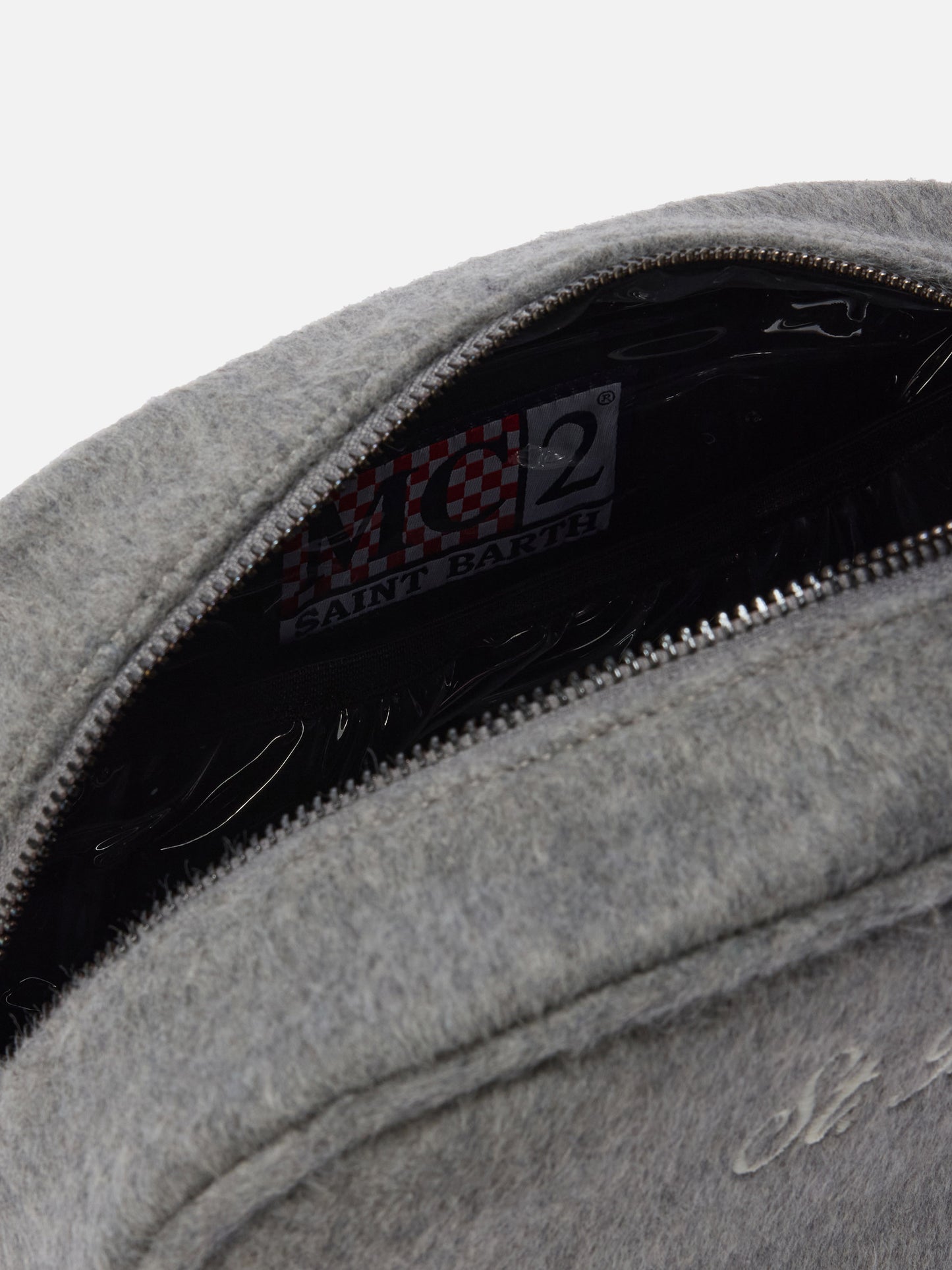 Westwood Schminkkoffer aus grauem Wollmischfilz