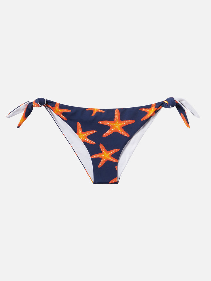 Yali slip mare classico con stampa stelle marine