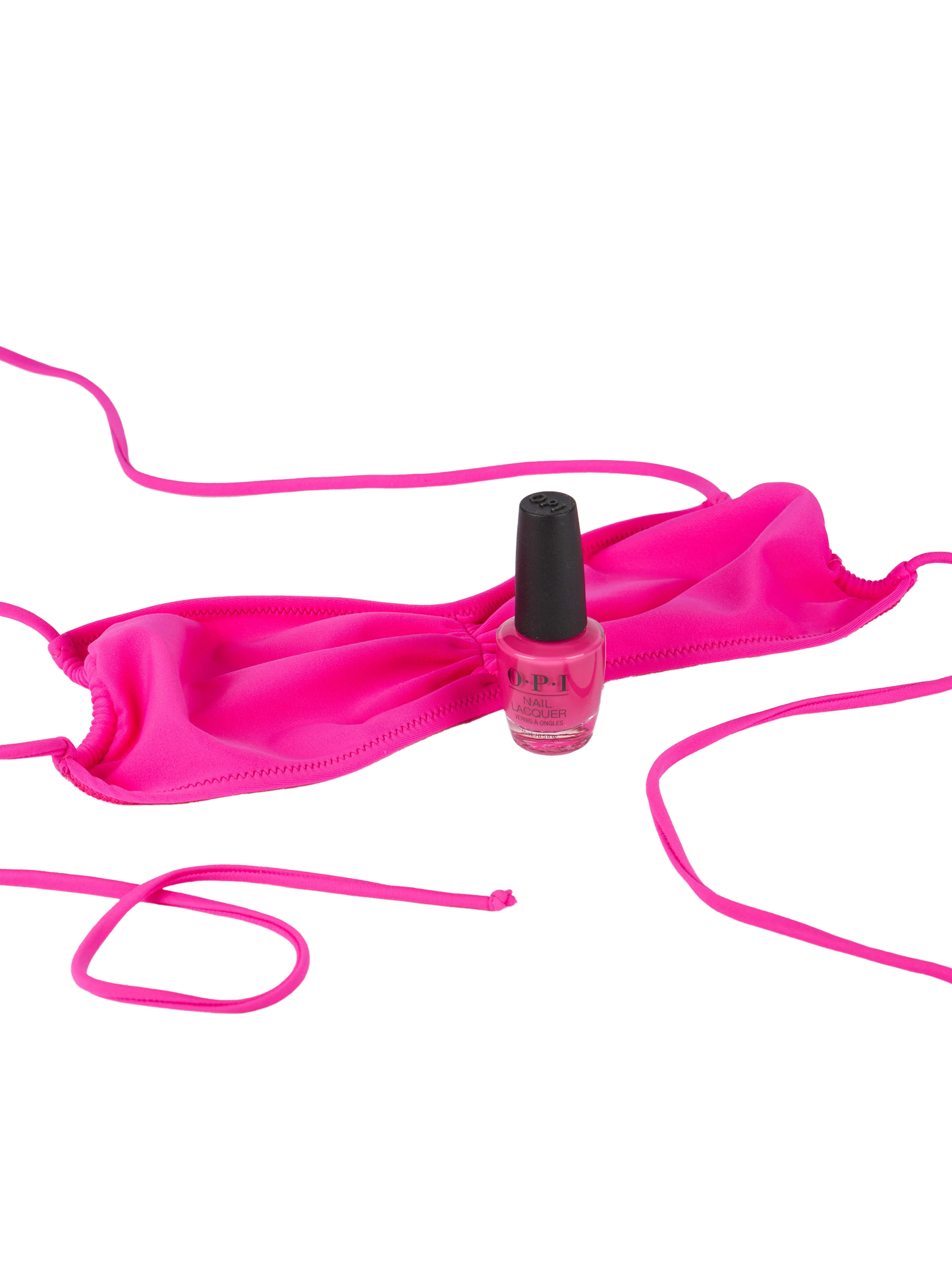 Costume da bagno da donna fucsia top a fascia