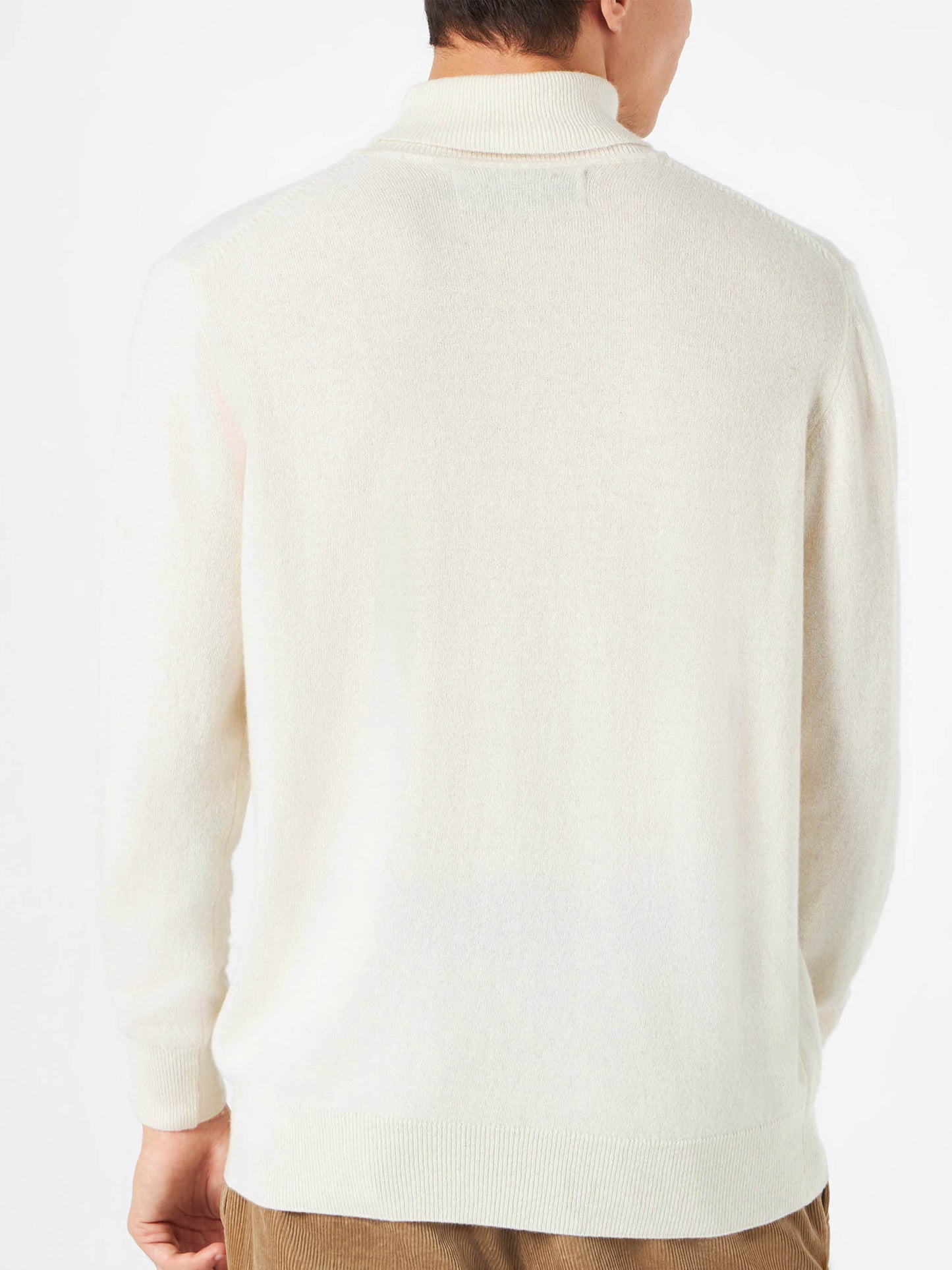 Maglione dolcevita in misto cashmere