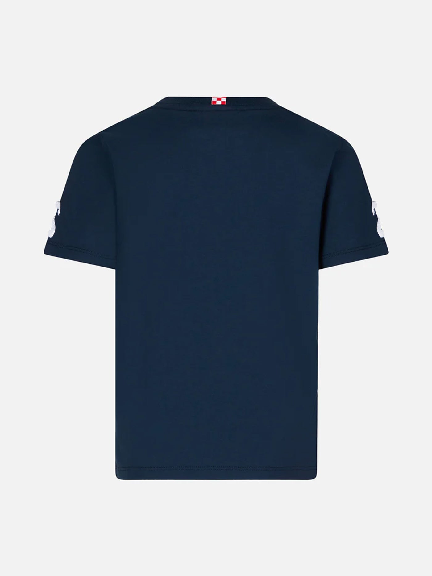 Kid cotton t-shirt with St. Barth College lettering - MC2 Saint Barth