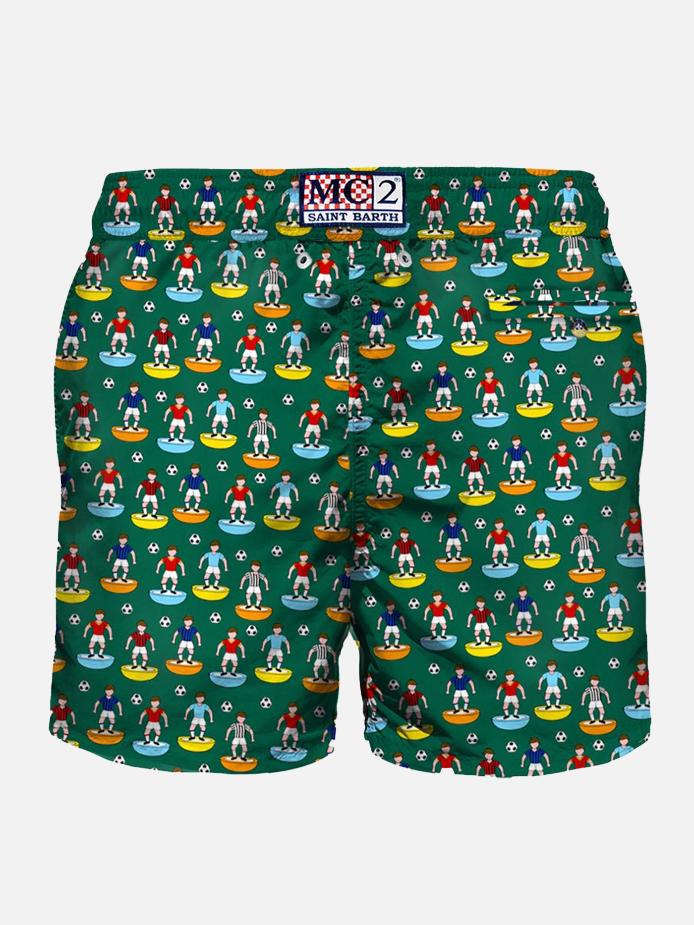 Costume da bagno da uomo con stampa calcio