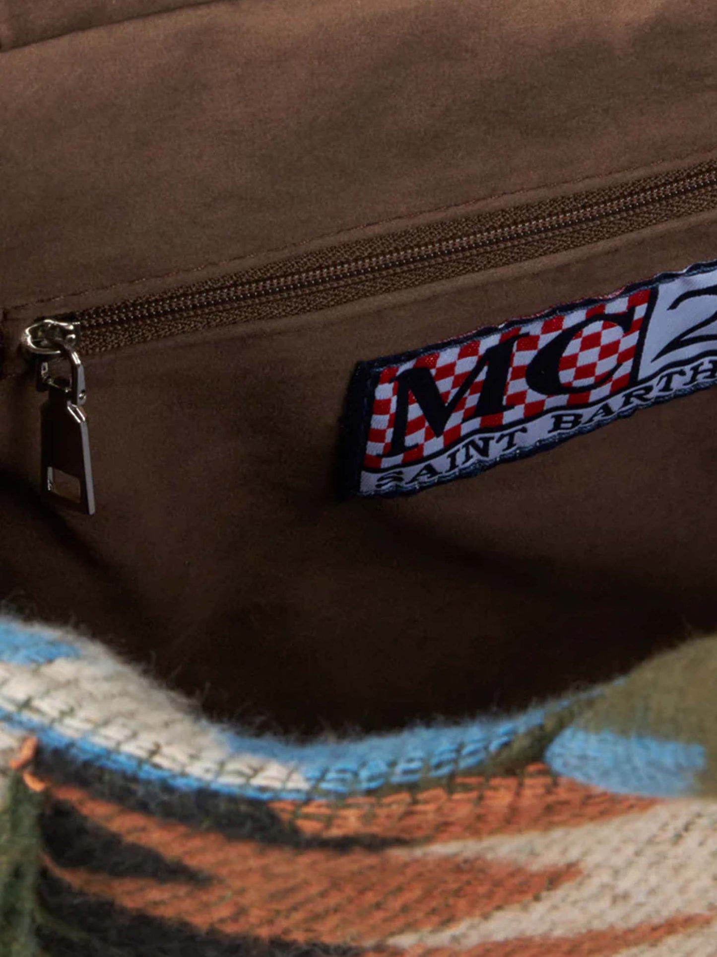 Colette blanket handbag with ethnic print - MC2 Saint Barth