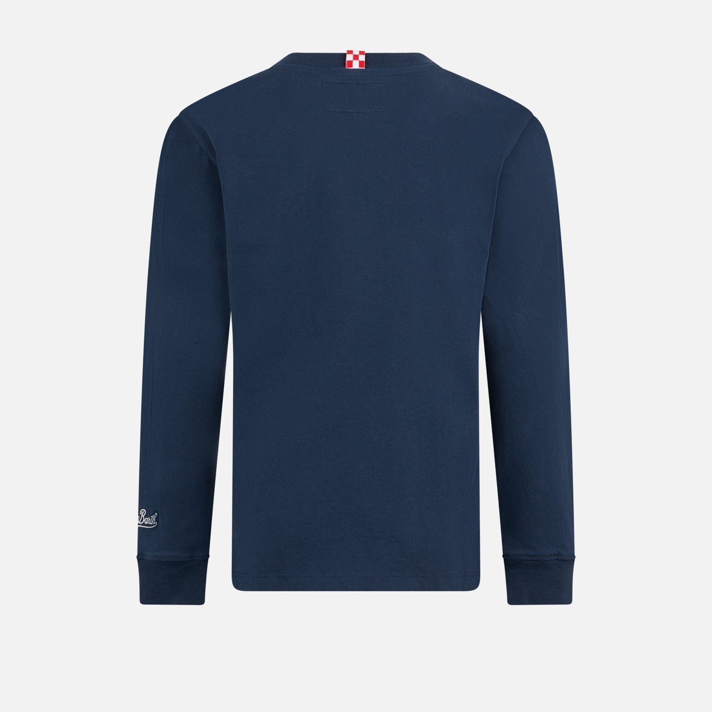 Boy heavy cotton t-shirt with Courma mountains car print - MC2 Saint Barth