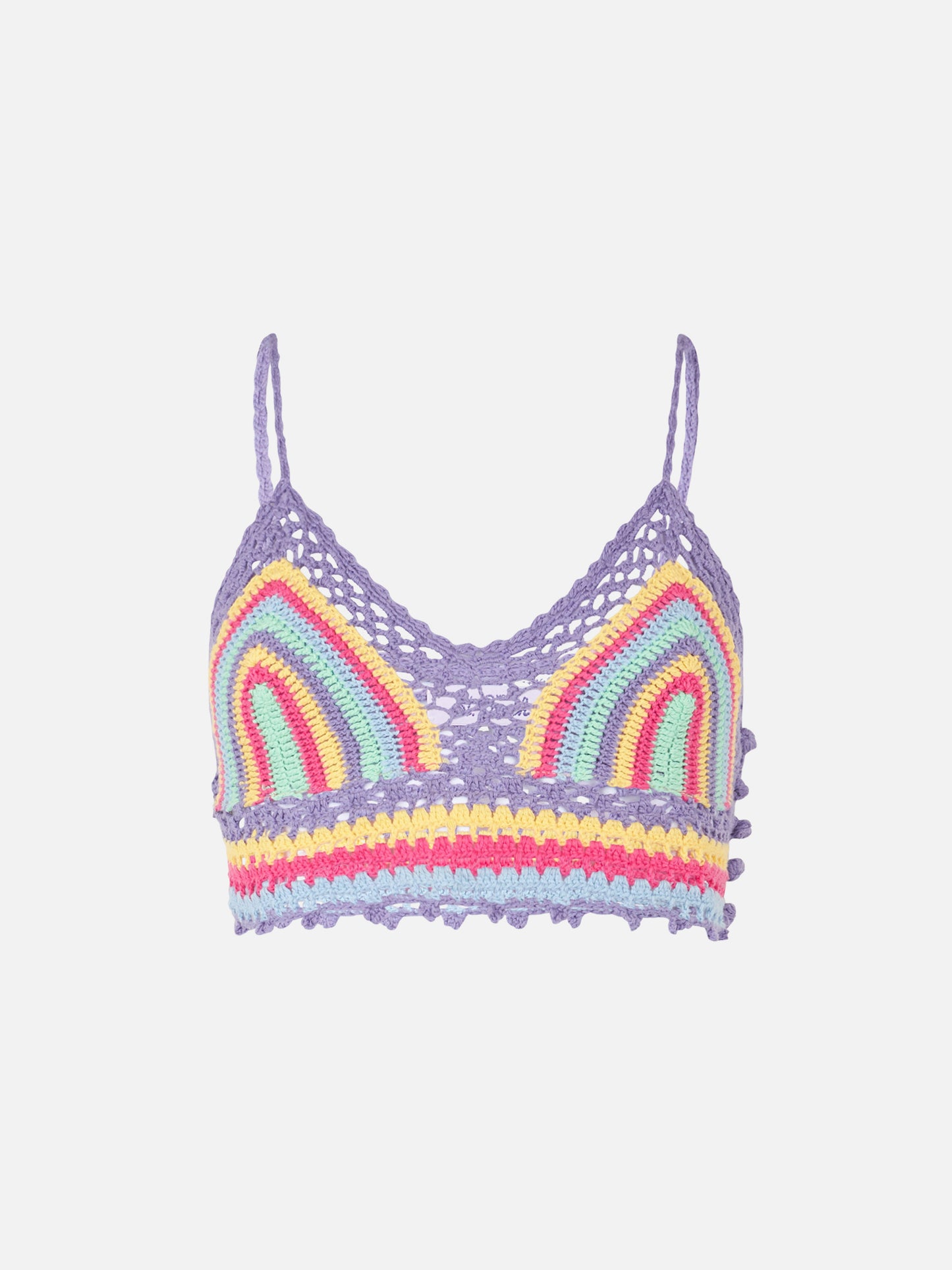 Multicolor crochet top - MC2 Saint Barth