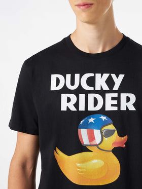 Herren-T-Shirt mit Ducky Rider-Aufdruck