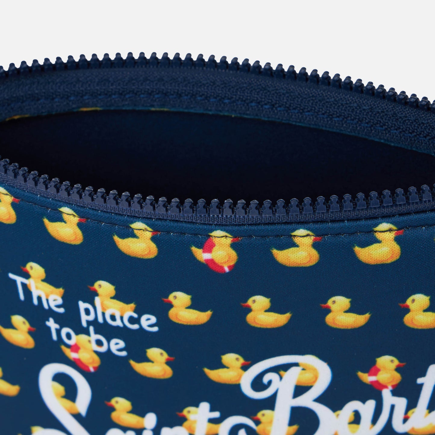 Aline Scuba-Pochette mit Enten-Print