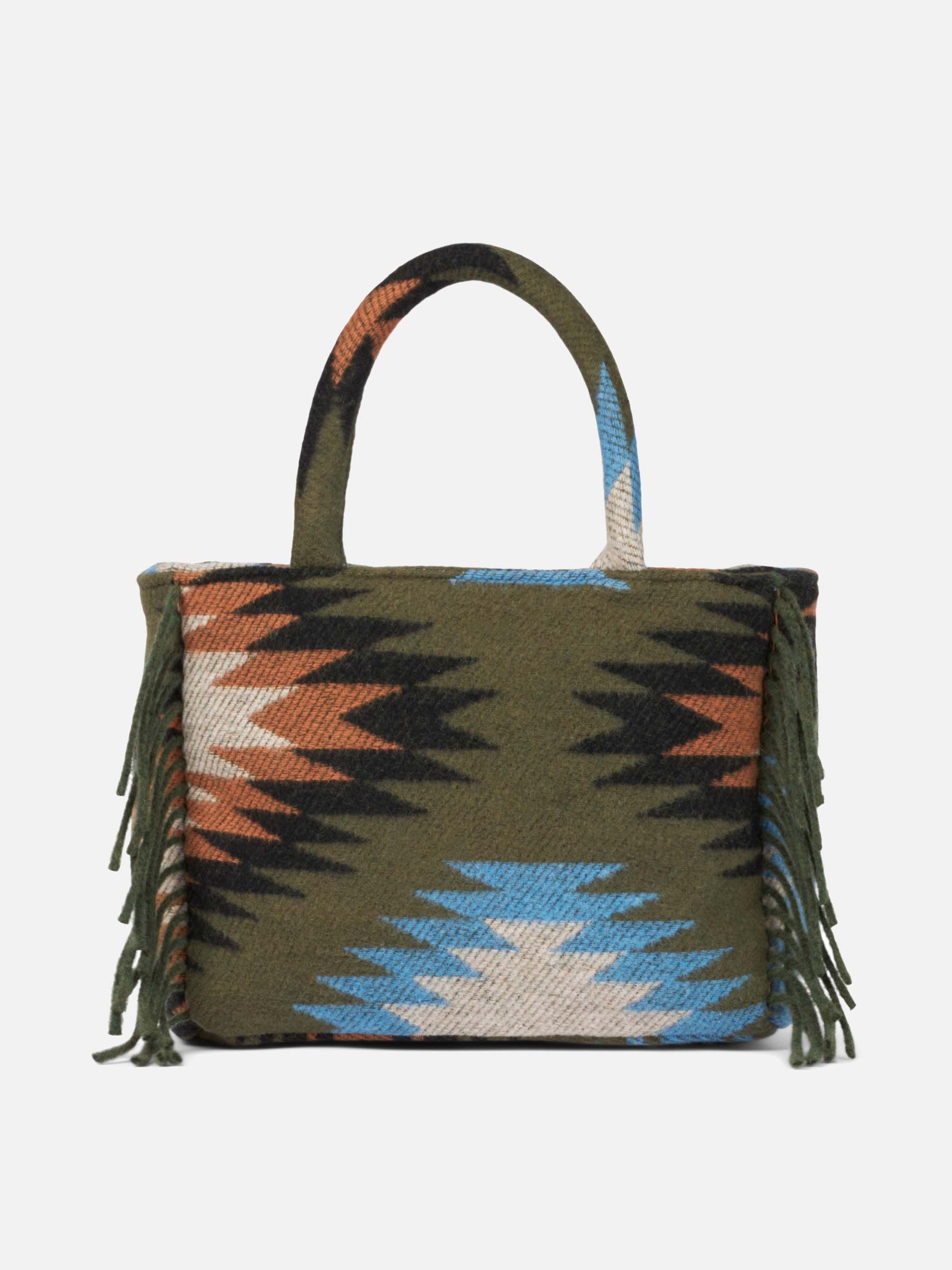 Colette blanket handbag with ethnic print - MC2 Saint Barth