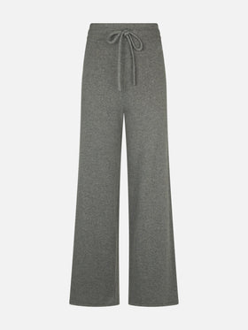 Knitted grey palazzo pants - MC2 Saint Barth