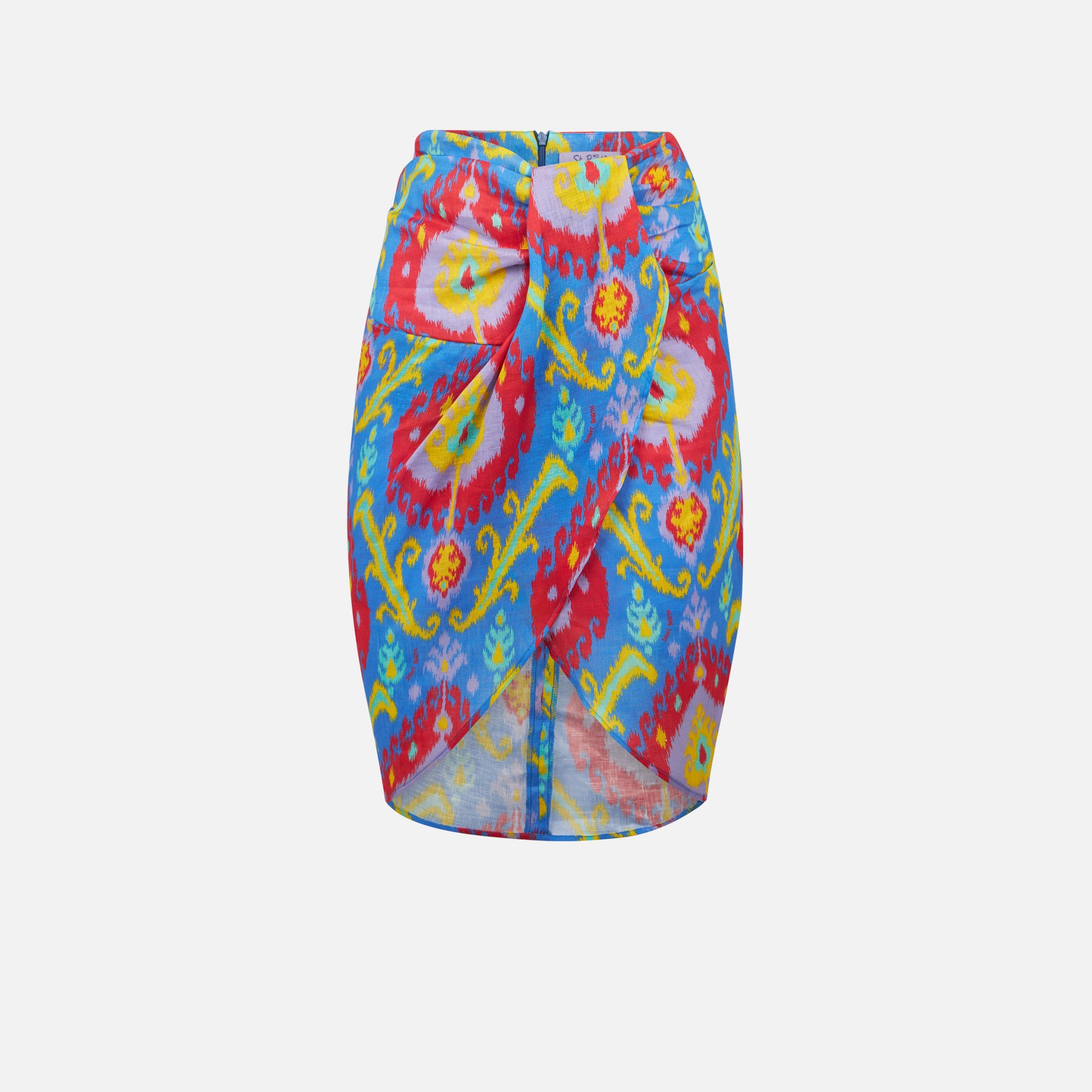 Woman mid skirt Amanda with multicolor print - MC2 Saint Barth