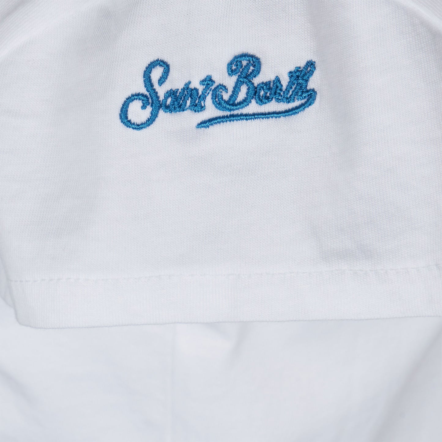 Girl cotton t-shirt with pocket - MC2 Saint Barth