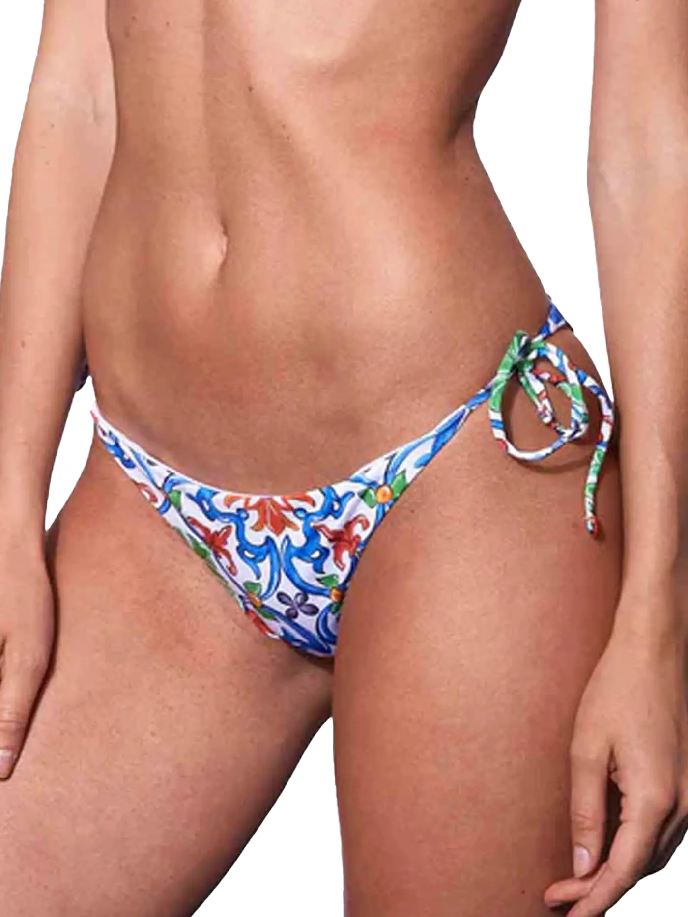 Majolica print swim briefs - MC2 Saint Barth