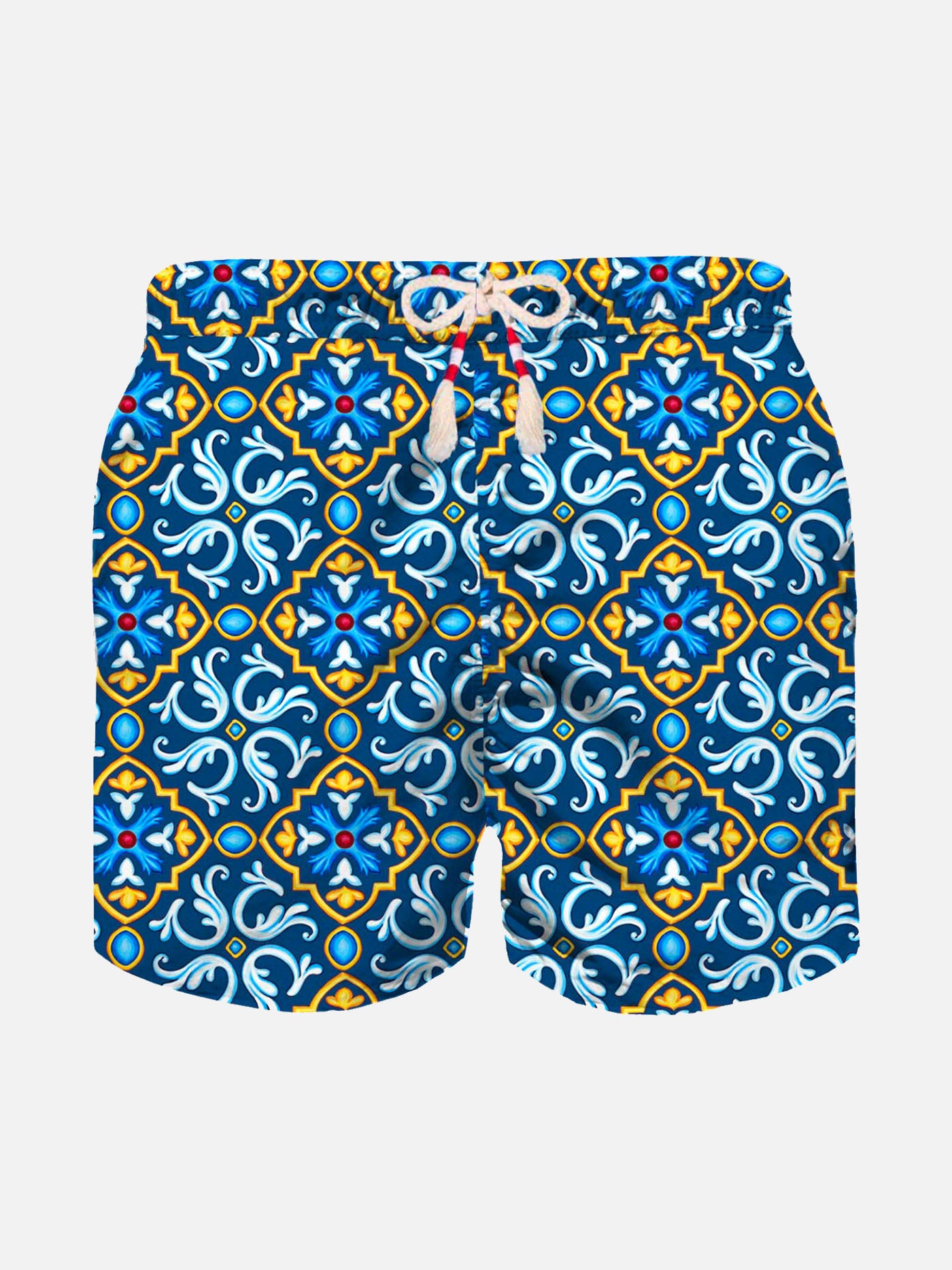 Badeshorts für Jungen mit Majolika-Print