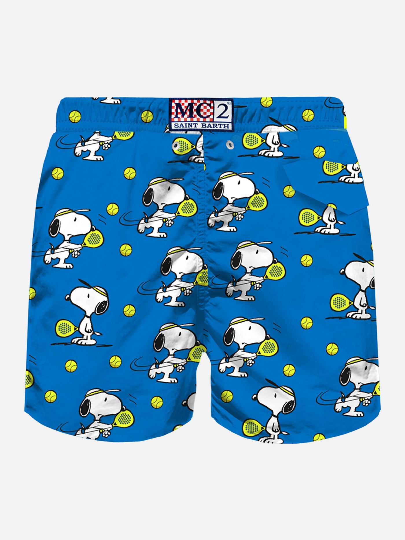 Leichte Badehose für Herren aus Stoff mit Snoopy Padel-Print | SNOOPY - PEANUTS™ SPECIAL EDITION