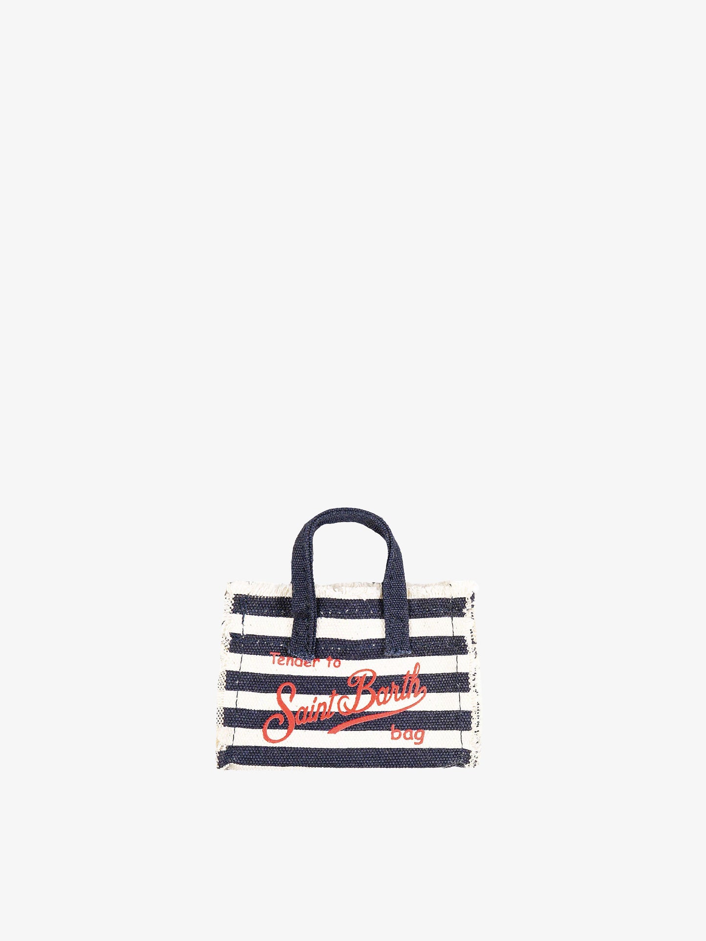 Navy blue canvas key holder - MC2 Saint Barth