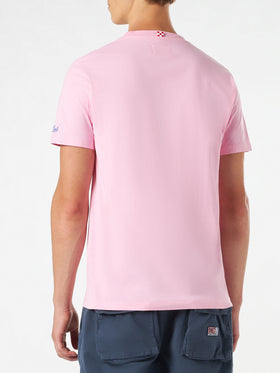 Man cotton t-shirt with Mojito print - MC2 Saint Barth