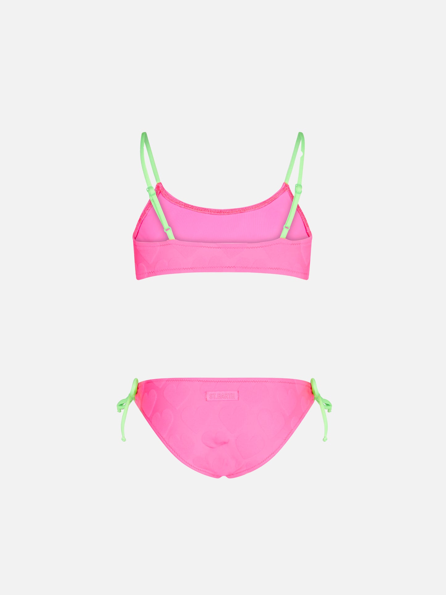 Girl bralette bikini with hearts - MC2 Saint Barth